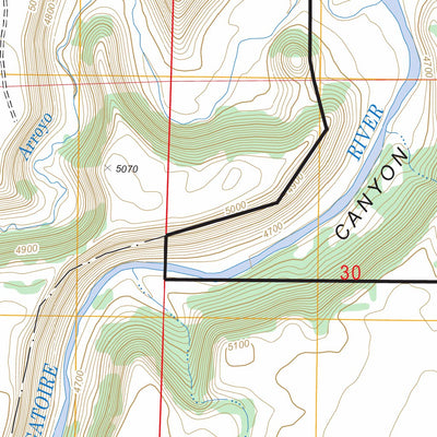 US Forest Service - Topo Doss Canyon North, CO FSTopo Legacy digital map
