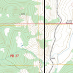 US Forest Service - Topo Double Falls, MT FSTopo Legacy digital map
