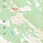US Forest Service - Topo Double Falls, MT FSTopo Legacy digital map