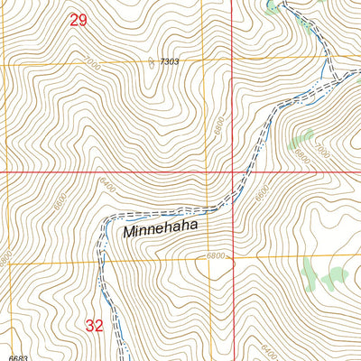 US Forest Service - Topo Double Spring, NV FSTopo Legacy digital map