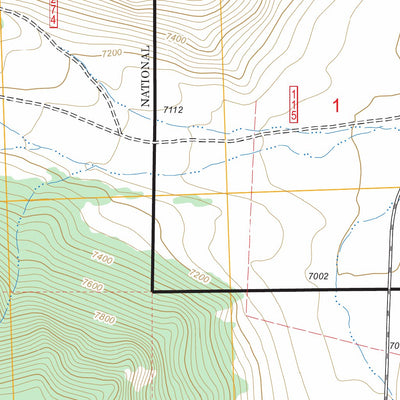 US Forest Service - Topo Doublespring, ID FSTopo Legacy digital map