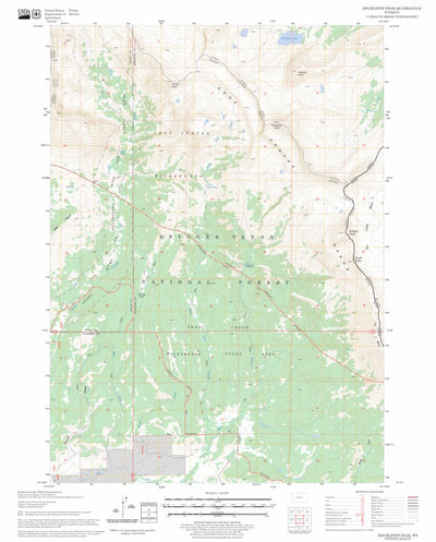 US Forest Service - Topo Doubletop Peak, WY FSTopo Legacy digital map