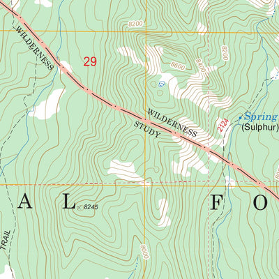US Forest Service - Topo Doubletop Peak, WY FSTopo Legacy digital map
