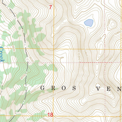 US Forest Service - Topo Doubletop Peak, WY FSTopo Legacy digital map