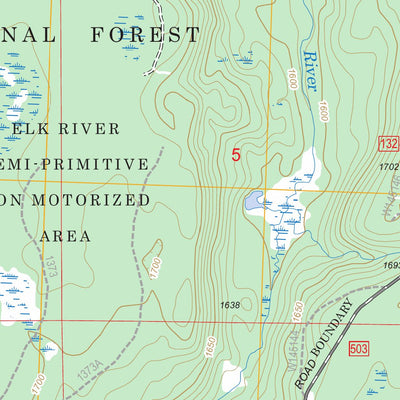 US Forest Service - Topo Dover, WI FSTopo Legacy digital map