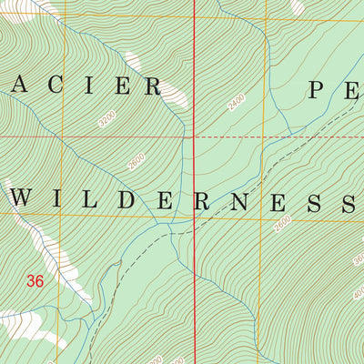 US Forest Service - Topo Downey Mountain, WA FSTopo Legacy digital map