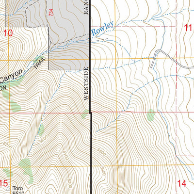 US Forest Service - Topo Downey West, ID FSTopo Legacy digital map