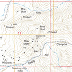 US Forest Service - Topo Downeyville, NV FSTopo Legacy digital map