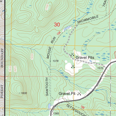US Forest Service - Topo Doyle Lake, MN FSTopo Legacy digital map