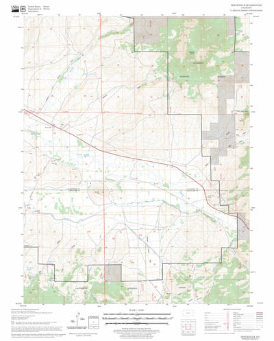 US Forest Service - Topo Doyleville, CO FSTopo Legacy digital map