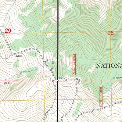 US Forest Service - Topo Doyleville, CO FSTopo Legacy digital map