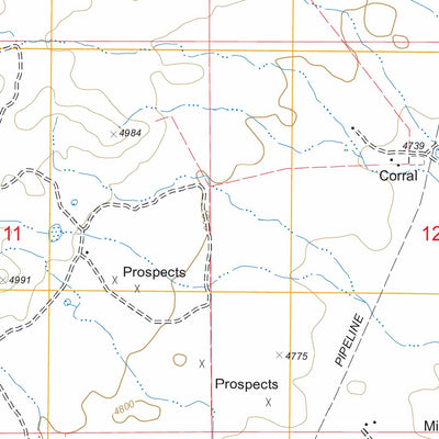 US Forest Service - Topo Dragoon, AZ FSTopo Legacy digital map