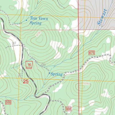 US Forest Service - Topo Drake Butte, OR FSTopo Legacy digital map