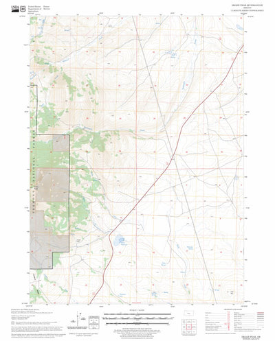 US Forest Service - Topo Drake Peak, OR FSTopo Legacy digital map