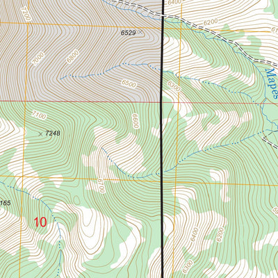 US Forest Service - Topo Drake Peak, OR FSTopo Legacy digital map