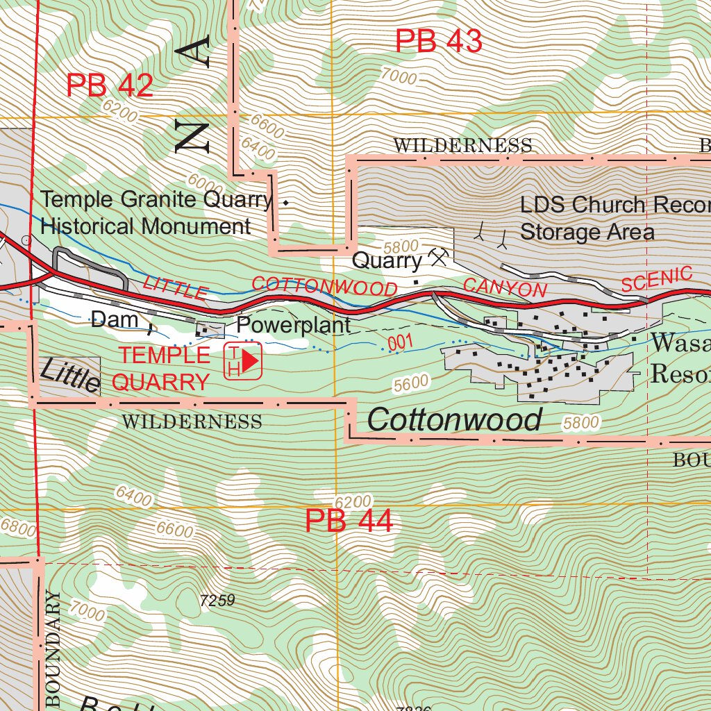 Draper, UT FSTopo Legacy Map by US Forest Service - Topo | Avenza Maps
