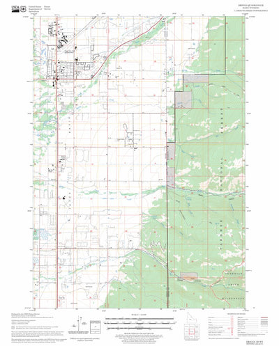 US Forest Service - Topo Driggs, ID - WY FSTopo Legacy digital map