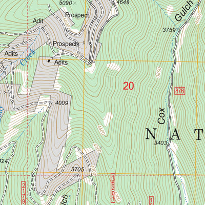 US Forest Service - Topo Driveway Peak, MT FSTopo Legacy digital map
