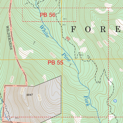 US Forest Service - Topo Dromedary Peak, UT FSTopo Legacy digital map