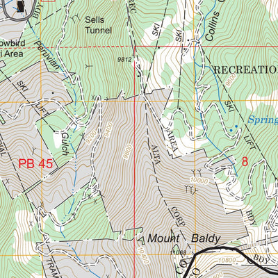 US Forest Service - Topo Dromedary Peak, UT FSTopo Legacy digital map