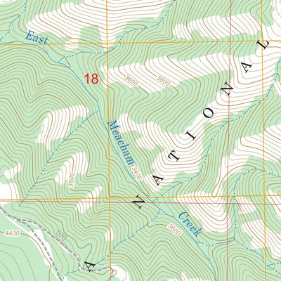 US Forest Service - Topo Drumhill Ridge, OR FSTopo Legacy digital map
