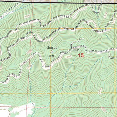US Forest Service - Topo Dry Bed Lakes, WA FSTopo Legacy digital map