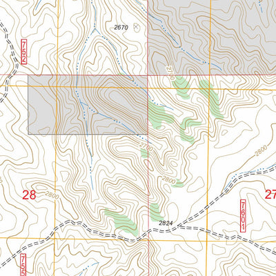 US Forest Service - Topo Dry Bullion Creek, ND FSTopo Legacy digital map