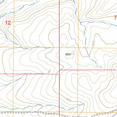 US Forest Service - Topo Dry Creek Reservoir, NV FSTopo Legacy digital map