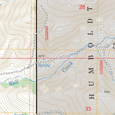 US Forest Service - Topo Dry Creek Reservoir, NV FSTopo Legacy digital map