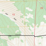 US Forest Service - Topo Dry Mountain, OR FSTopo Legacy digital map