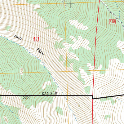 US Forest Service - Topo Dry Mountain, OR FSTopo Legacy digital map
