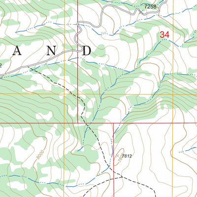US Forest Service - Topo Dry Mountain, UT FSTopo Legacy digital map