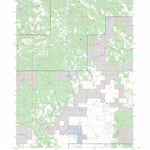 US Forest Service - Topo Dry Prairie, OR FSTopo Legacy digital map