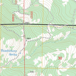 US Forest Service - Topo Dry Prairie, OR FSTopo Legacy digital map