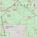 US Forest Service - Topo Dry Prong, LA FSTopo Legacy digital map