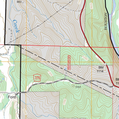 US Forest Service - Topo Drynob, MO FSTopo Legacy digital map
