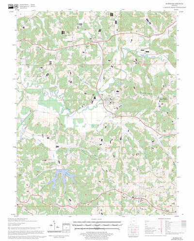 US Forest Service - Topo Dubois, IN FSTopo Legacy digital map