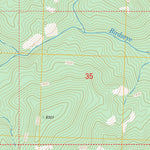 US Forest Service - Topo Duck Creek Point, ID FSTopo Legacy digital map