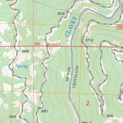 US Forest Service - Topo Duckwall Mountain, CA FSTopo Legacy digital map