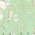 US Forest Service - Topo Dudley Creek, WY - CO FSTopo Legacy digital map
