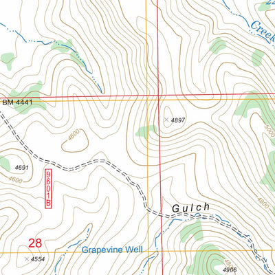 US Forest Service - Topo Dugas, AZ FSTopo Legacy digital map