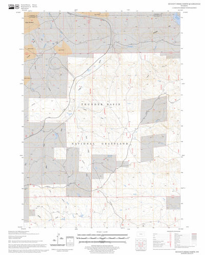 US Forest Service - Topo Dugout Creek North, WY FSTopo Legacy digital map