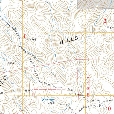 US Forest Service - Topo Dugout Creek North, WY FSTopo Legacy digital map