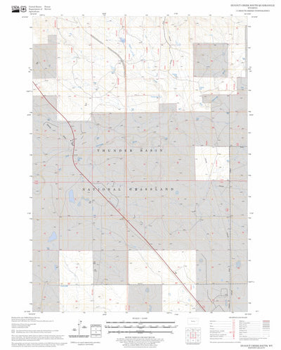 US Forest Service - Topo Dugout Creek South, WY FSTopo Legacy digital map