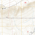 US Forest Service - Topo Dugway Rim, WY FSTopo Legacy digital map