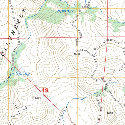 US Forest Service - Topo Dulzura, CA FSTopo Legacy digital map