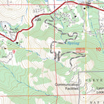 US Forest Service - Topo Dulzura, CA FSTopo Legacy digital map