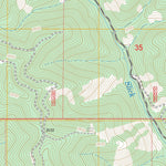 US Forest Service - Topo Dumont Creek, OR FSTopo Legacy digital map