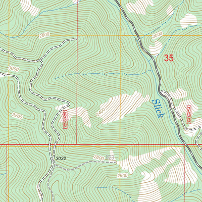 US Forest Service - Topo Dumont Creek, OR FSTopo Legacy digital map