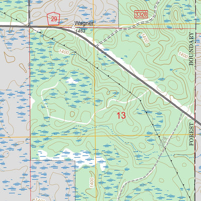 US Forest Service - Topo Dunbar Lake, TX FSTopo Legacy digital map